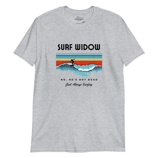 Surf Widow Woman's T-shirt - Front Only