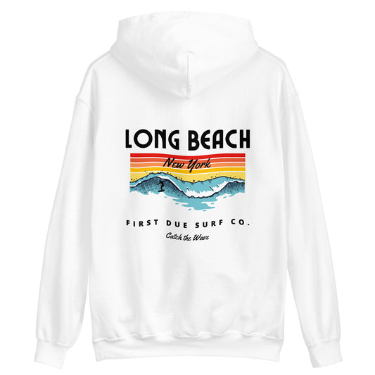 Long Beach NY  Surf Hoodie