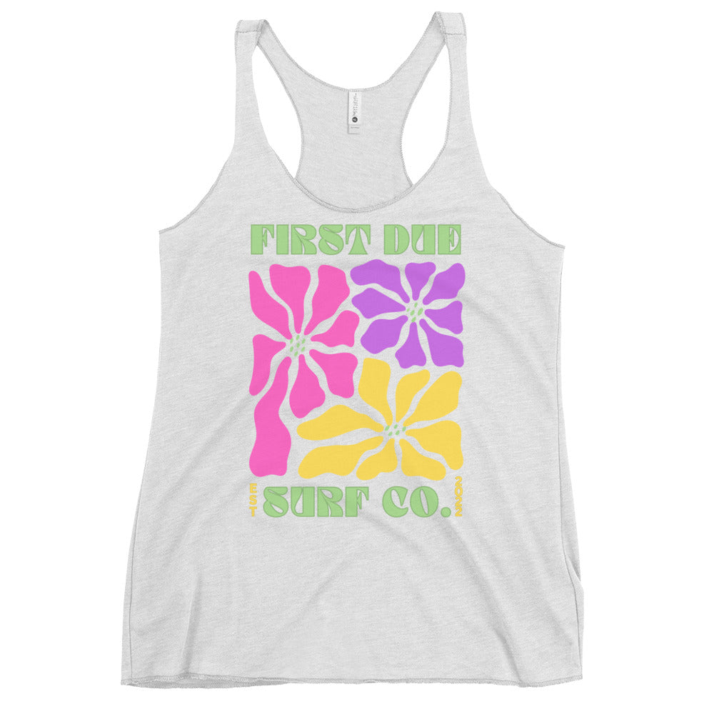 Flower Power Women's Racerback Tank